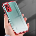 Clear Color Case Gel TPU Electroplating frame Cover for Xiaomi Redmi Note 10 5G / Poco M3 Pro blue - Image 7