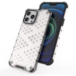 Honeycomb Case armor cover with TPU Bumper for iPhone 13 Pro Max blue - Image 8