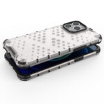Honeycomb Case armor cover with TPU Bumper for iPhone 13 Pro Max black - Image 4