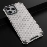 Honeycomb Case armor cover with TPU Bumper for iPhone 13 Pro Max transparent - Image 14