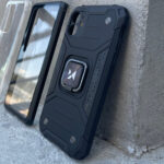 Wozinsky Ring Armor Case Kickstand Tough Rugged Cover for iPhone 13 Pro Max silver - Image 9