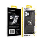 Wozinsky Ring Armor Case Kickstand Tough Rugged Cover for iPhone 13 mini blue - Image 8