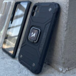 Wozinsky Ring Armor Case Kickstand Tough Rugged Cover for iPhone 13 mini blue - Image 9